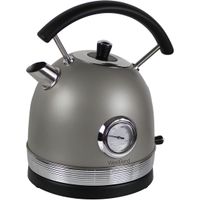 West Bend Electric Kettle Retro-Styled Stainless Steel 1500 Watts with - Gray
