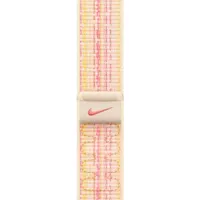 Apple - 45mm Starlight/Pink Nike Sport Loop - Starlight/Pink