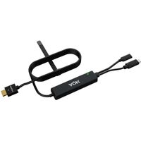 Yok - USB Type C-to-HDMI Cable for Nintendo Switch - Black