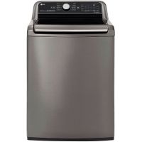 LG WT7800CV washing machine - top loading - freestanding - graphite steel