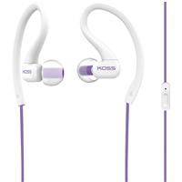 Koss KSC32i FitClip Headphones with Microphone, Violet