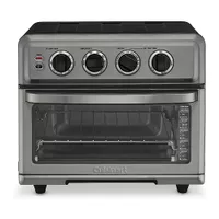 Cuisinart - Air Fryer 0.6 Cu. Ft. Toaster Oven with Grill - Black