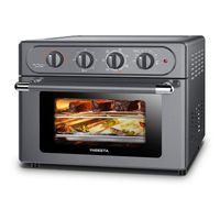 Air Fryer Toaster Oven 24 Quart With Air Fry Roast Toast Broil Bake Function - Grey