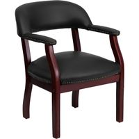 Vinyl Luxurious Conference Chair - Black