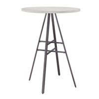 Jupiter Pub Table by Greyson Living - Grey Frame with Whitewashed Top