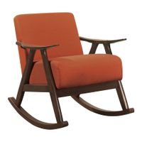 Aura Rocking Accent Chair - Orange