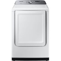 Samsung - 7.4 Cu. Ft. Gas Dryer with 10 Cycles and Sensor Dry - White