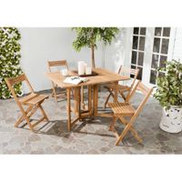 Safavieh Arvin Outdoor Table with 4 Chairs, Multiple Colors