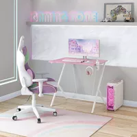 Kids Gaming Desk, Pink