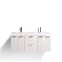 Eviva Luxury 72" White bathroom vanity