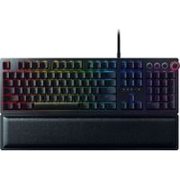 Razer - Huntsman Elite Wired Gaming Optical-mechanical Razer Purple Switch Keyboard with RGB Back Lighting - Black