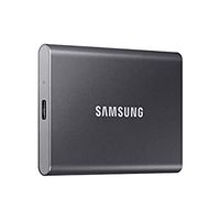 SAMSUNG T7 2TB, Portable SSD + 2mo Adobe CC Photography, up to 1050MB/s, USB 3.2 Gen2, Gaming, Students, & Professionals, External Solid State Drive (MU-PC2T0T/AM), Gray
