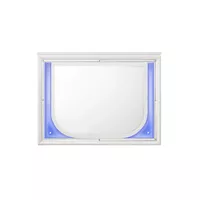 ACME Tarian Mirror w/LED, Pearl White Finish