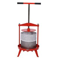 Stainless Steel Fruit and Wine Press - N/A - Red