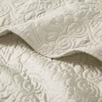 Ivory Quebec Oversized Quilted Throw 60x70"