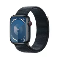 Apple Watch Series 9 (GPS + Cellular) 45mm Midnight Aluminum Case with Midnight Sport Loop - Midnight