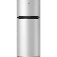 Whirlpool - 17.7 Cu. Ft. Top-Freezer Refrigerator - Monochromatic stainless steel