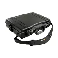 Pelican 1495 Large Computer Watertight Hard Case with Foam Insert, for Notebook Computers up to 17" - Black
