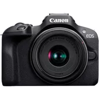 Canon - EOS R100 4K Video Mirrorless Camera with RF-S 18-45mm f/4.5-6.3 IS STM Lens - Black