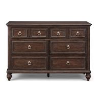 Southport Dresser - dark aged oak - 6-drawer