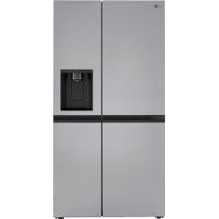 LG - 27.2 Cu. Ft. Side-by-Side Refrigerator with SpacePlus Ice - Stainless steel