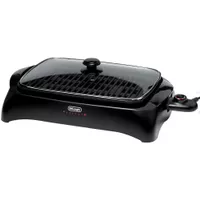De'Longhi - Healthy Indoor Grill with Die-Cast Aluminum Non-Stick Cooking Surface