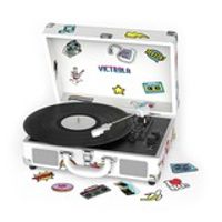 Victrola - Canvas Bluetooth Suitcase Record Player - Canvas