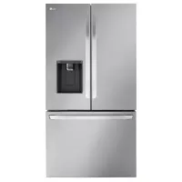 Lg French Door Refrigerator 30.7 Cu. Ft. Smart Standard-depth Max In Stainless Steel Finish