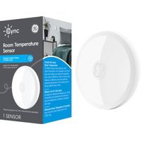 GE - CYNC Room Temperature Sensor, Pairs with the CYNC Smart Thermostat (sold separately) - White