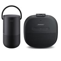 Bose - Portable Home Speaker - Triple Black - With Bose - SoundLink Micro Bluetooth Speaker - Black