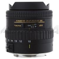 Tokina 10-17mm F/3.5-4.5 DX Autofocus Fisheye Zoom Lens for Canon EF, with Built-in Hood