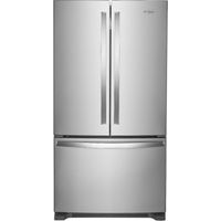 Whirlpool - 25.2 Cu. Ft. French Door Refrigerator with Internal Water Dispenser - Stainless Steel