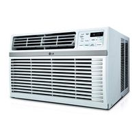 LG - 260 Sq. Ft. 6 000 BTU Window Air Conditioner - White