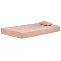 Pink iKidz Pink Twin Mattress and Pillow 2/CN/ Bed-in-a-Box