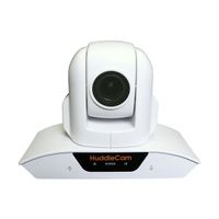 HuddleCamHD 10XA 2MP Camera with Built in Microphone, 10x Optical Zoom, f=4.9-49mm F2.0-2.8 Lens, 1920x1080, 30fps, White