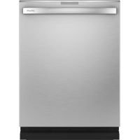 Ge Profile 24" Fingerprint Resistant Stainless Steel Top Control Dishwasher With Sanitize Cycle & Dry Boost With Fan Assist