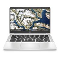 HP Chromebook 14" Laptop, Intel Celeron N4120 Processor, Intel UHD Graphics 600, 4GB RAM, 64 GB SSD, Chrome OS (14a-na0230nr, Mineral Silver)