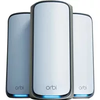 NETGEAR - Orbi 970 Series BE27000 Quad-Band Mesh Wi-Fi System (3-Pack) - White