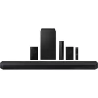Samsung - Q series 5.1.2ch Wireless Dolby Atmos Soundbar w/ Q Symphony - Titan Black