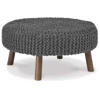 Charcoal Jassmyn Oversized Accent Ottoma...