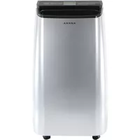 Amana - Portable Air Conditioner with Remote Control in Silver/Gray for Rooms up to 350-Sq. Ft.