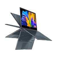 ASUS ZenBook Flip 13 OLED Ultra Slim 2-in-1 Laptop, 13.3” OLED FHD Touch Screen, Intel Evo Platform Core i7-1165G7, 16GB RAM, 1TB SSD, Windows 11 Home, AI Noise-Cancellation, Pine Grey, UX363EA-AH74T