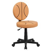Sports Task Chair - Black, Orange Basketball