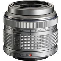Olympus M. Zuiko Digital 14-42mm f/3.5-5.6 II R Lens - Silver - for Micro Four Thirds System
