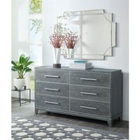 Memphis 6 Drawer Dresser in Slate Grey by Martin Svensson Home - Slate Grey - 6-drawer