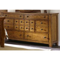 Liberty Aged Oak 7-drawer Dresser - Aged Oak 7-Drawer Dresser