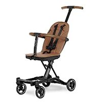 Evolur Cruise Rider Stroller, Lightweight Stroller with Compact Fold, Easy to Carry Travel Stroller, Cognac