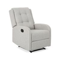 O'Leary Traditional Upholstered Recliner by Chirstopher Knight Home - Beige