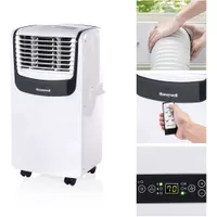 Honeywell - Portable Air Conditioner with Dehumidifier and Fan for Rooms Up To 450 Sq. Ft.