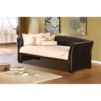 Montgomery Daybed - Brown vinyl daybed w...